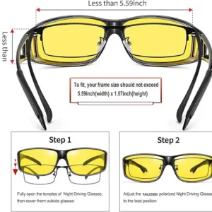 TAILEDEN™ NightDrive HD Glasses — See Clearly. Drive Confidently. Own the Night.