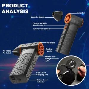 🔥Last Day Sale！50% OFF!🔥2026 Upgrade TAILEDEN 12000W Thermal Snow Blower