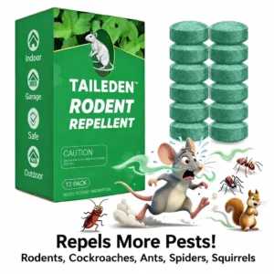 🌿 TAILEDEN™ 12 Pack Rodent Repellent Balls – Natural Peppermint & Lemon Oil Pest Control for Mice, Rats, Squirrels & Spiders | Long-Lasting Indoor & Outdoor Use 🐭