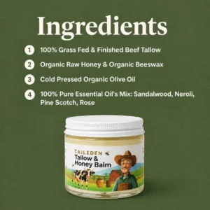 TAILEDEN™ Tallow & Honey Deep Moisture Balm – Nourish, Repair & Lock In Lasting Hydration