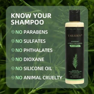 (🔥LAST 3 HOURS SALE - 70% OFF)🌱 TAILEDEN™ Organic Rosemary Hair Growth Shampoo