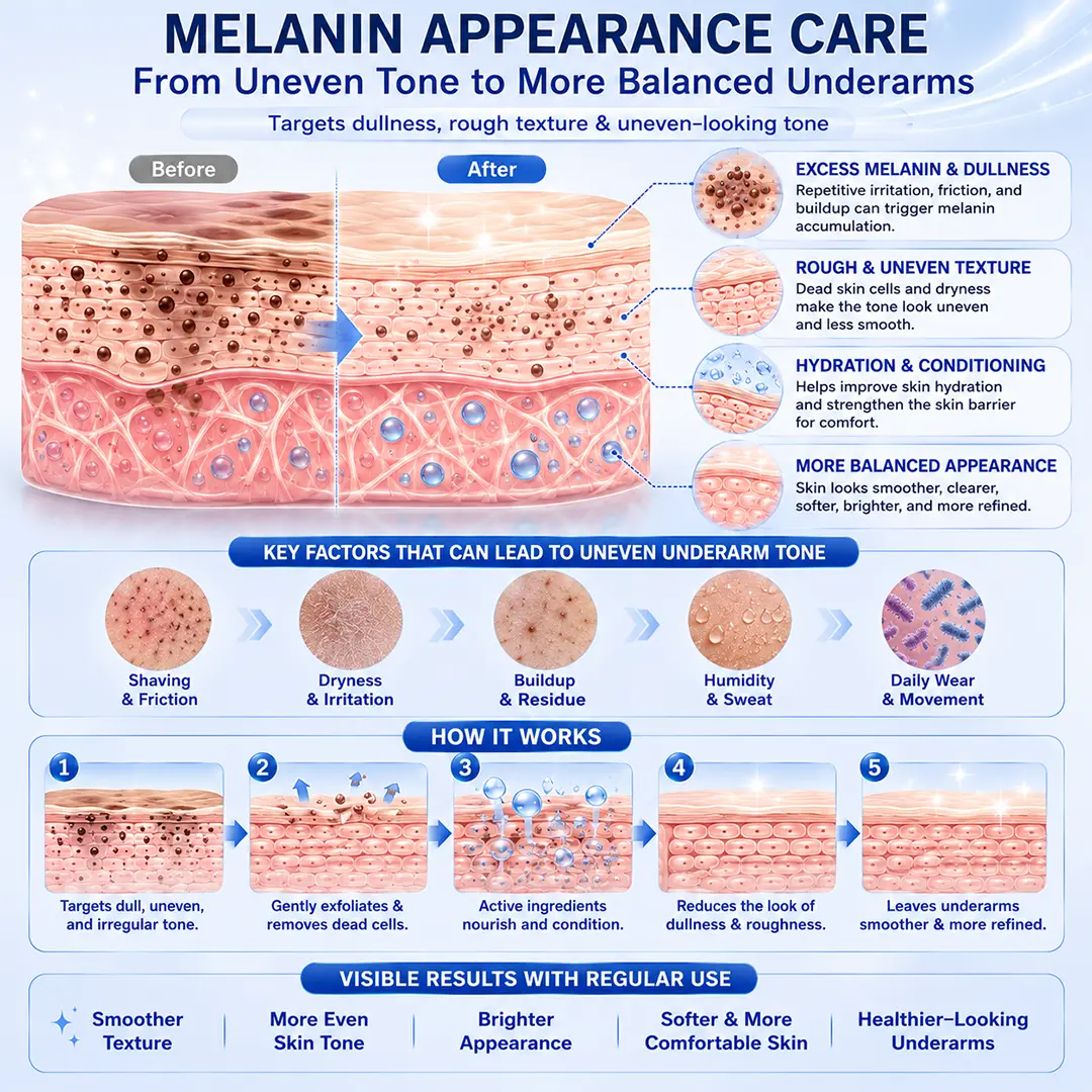 TAILEDEN® 2-in-1 Nano Underarm Deodorizing & Melanin-Control Patches