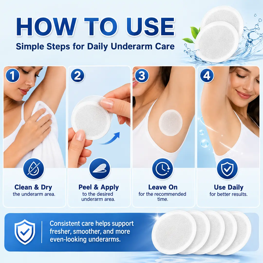 TAILEDEN® 2-in-1 Nano Underarm Deodorizing & Melanin-Control Patches