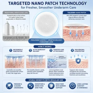 TAILEDEN® 2-in-1 Nano Underarm Deodorizing & Melanin-Control Patches