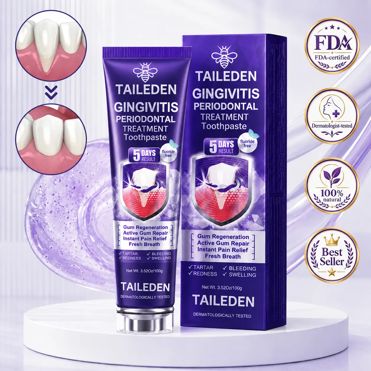 TAILEDEN® Gingivitis Periodontal Treatment Toothpaste