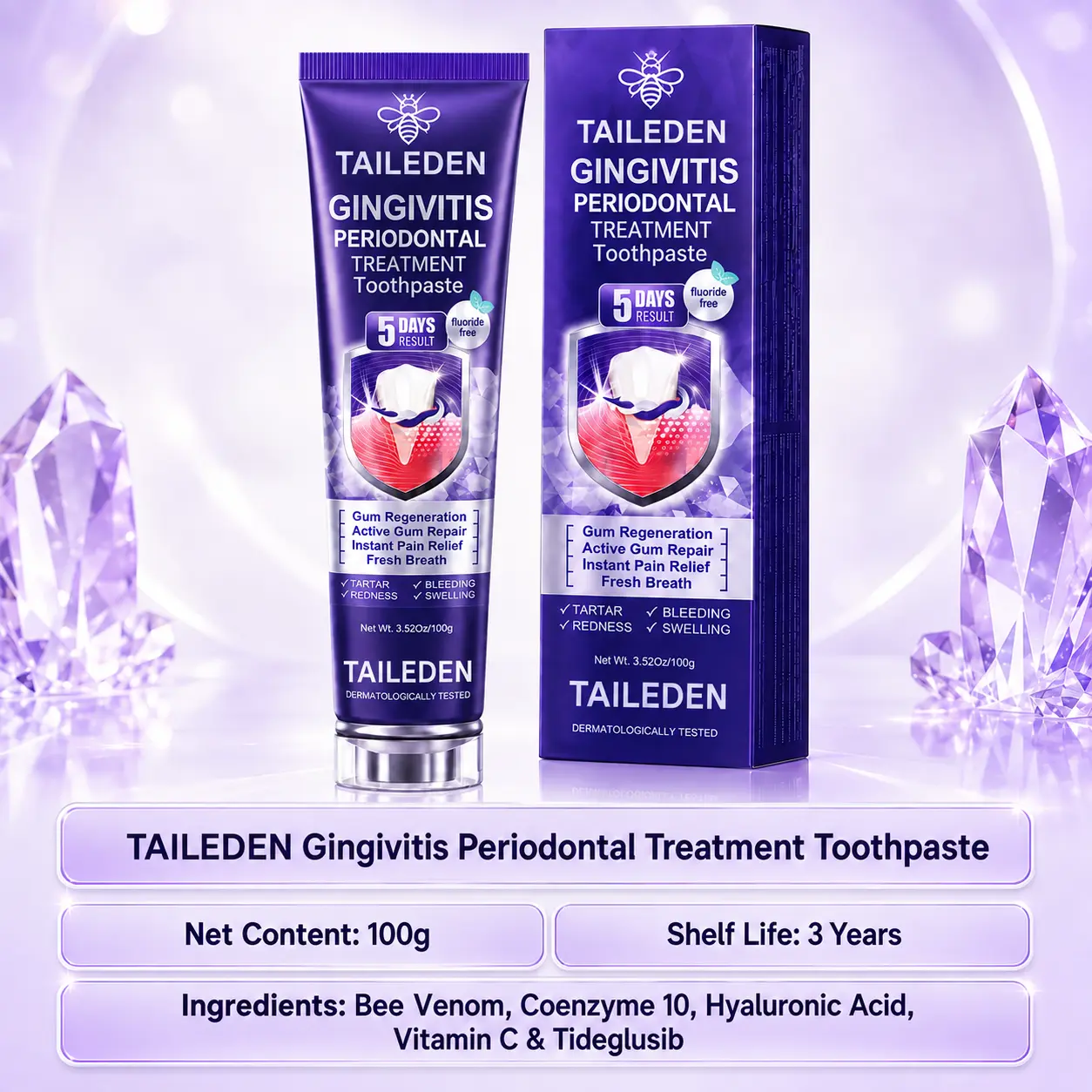 TAILEDEN® Gingivitis Periodontal Treatment Toothpaste